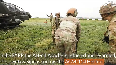 Loading Scary Rounds into US Powerful Attack Helicopter for Action