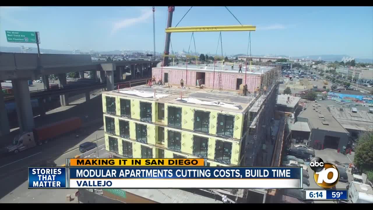 'Lego' apartment buildings cutting costs, build time