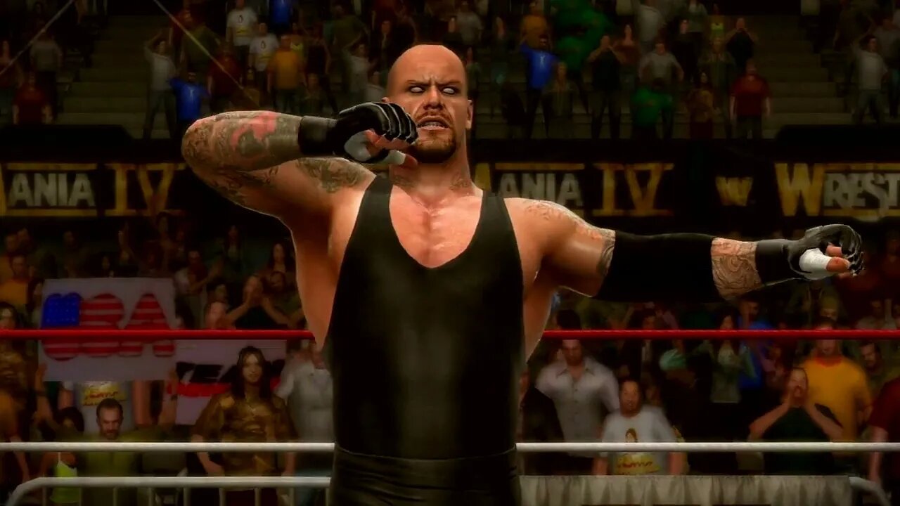 WWE 2K14 Gameplay The Rock vs Undertaker