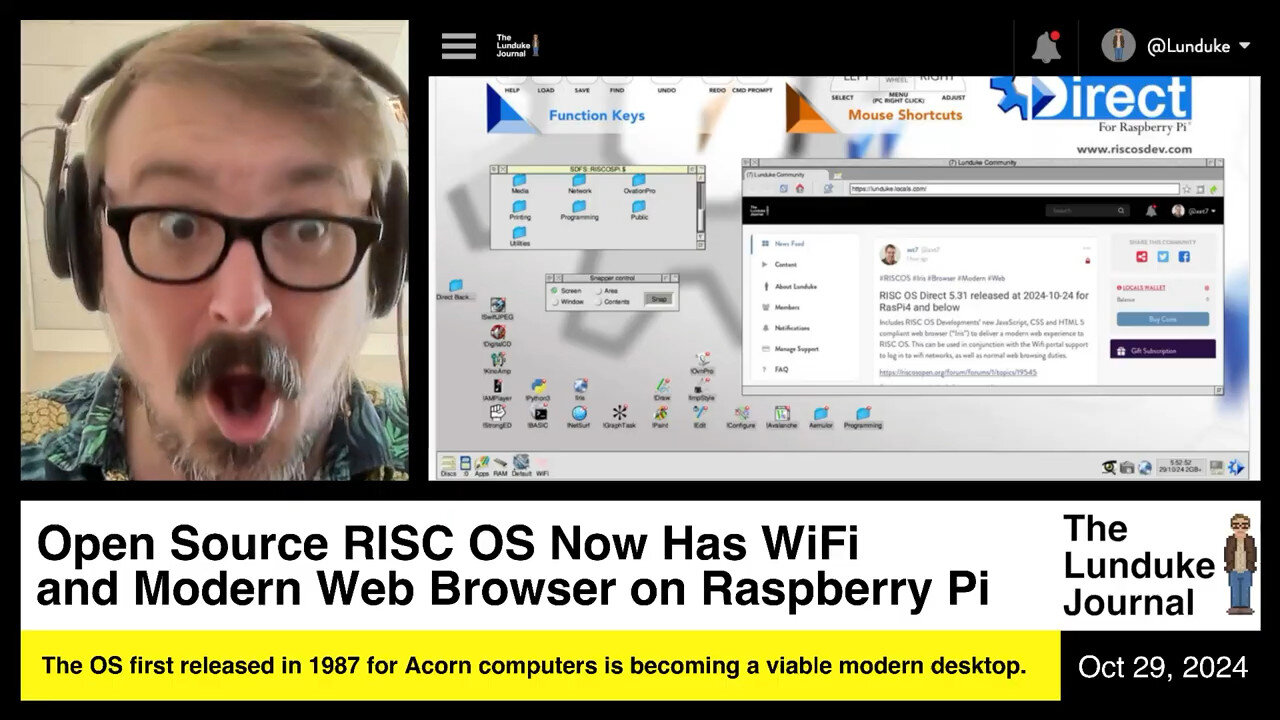 Open Source RISC OS Now Has WiFi and Modern Web Browser on Raspberry Pi