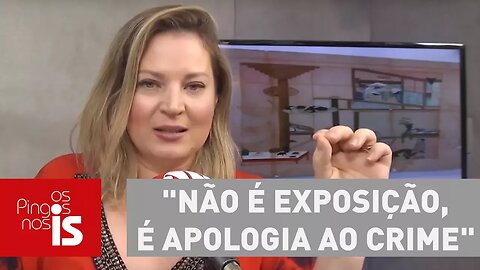 "Não é exposição, é apologia ao crime", diz Joice sobre mostra do Santander em Porto Alegre