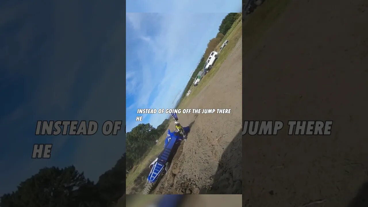 Dirtbiker Jump FAIL! #shorts #dirtbike #dirtbikes