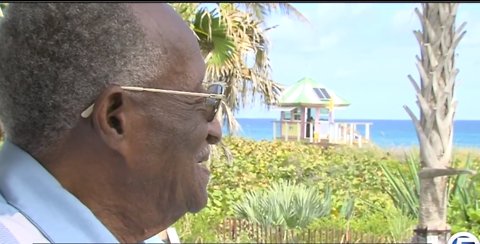 Man led effort in the 1950's to desegregate beach