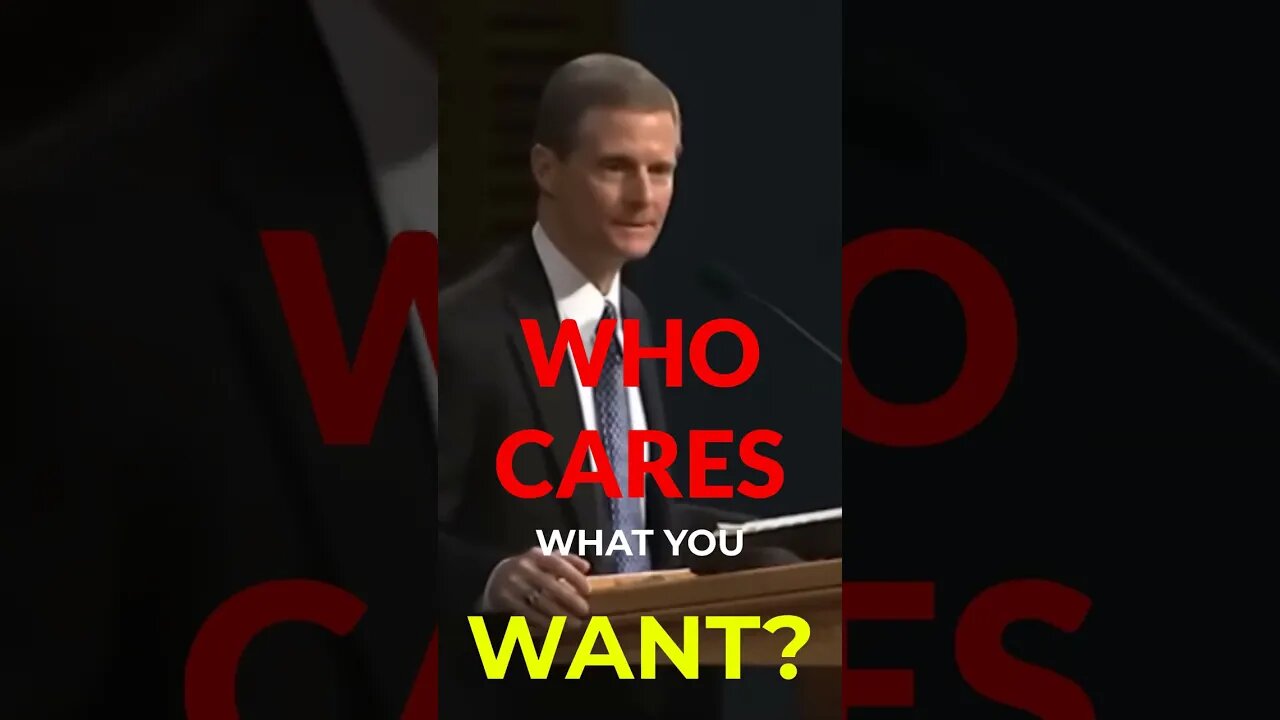 It's NOT about YOU | Bednar | #shorts