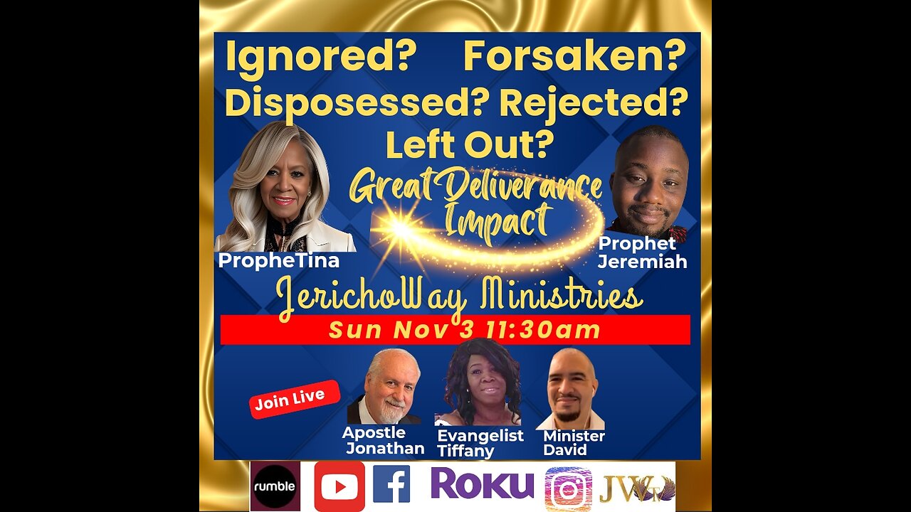 Great Deliverance Impact/ ĺDispossessed, Ignored, Foraken, Left out