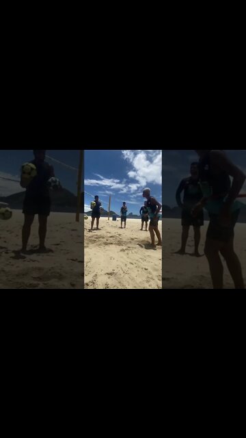 Dica rápida do professor Zé Sodre para defesa de pingo #futevolei