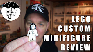 CUSTOM LEGO MINIFIGURE REVIEW VANYA - Awesome Umbrella Academy based minifigure