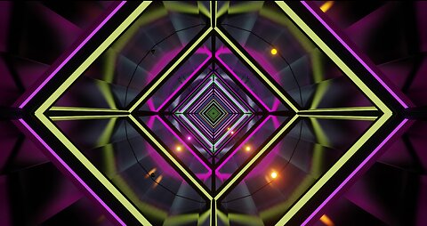 4K 60fps Neon Tunnel Visuals - Loop for VJs