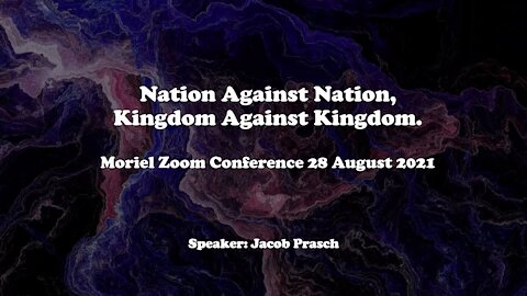 "Nation Against Nation" Australian Conference session two - Jacob Prasch