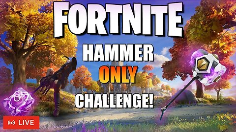 🔴LIVE - FORTNITE | HAMMER ONLY CHALLENGE!
