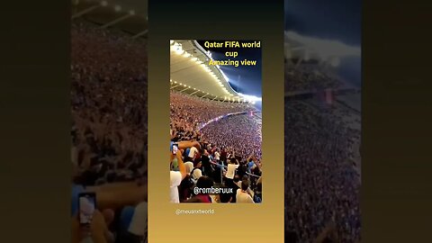 FIFA world cup, "Qatar" Education city stadium Goosebumps giving celebration.