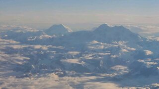 Denali from plane