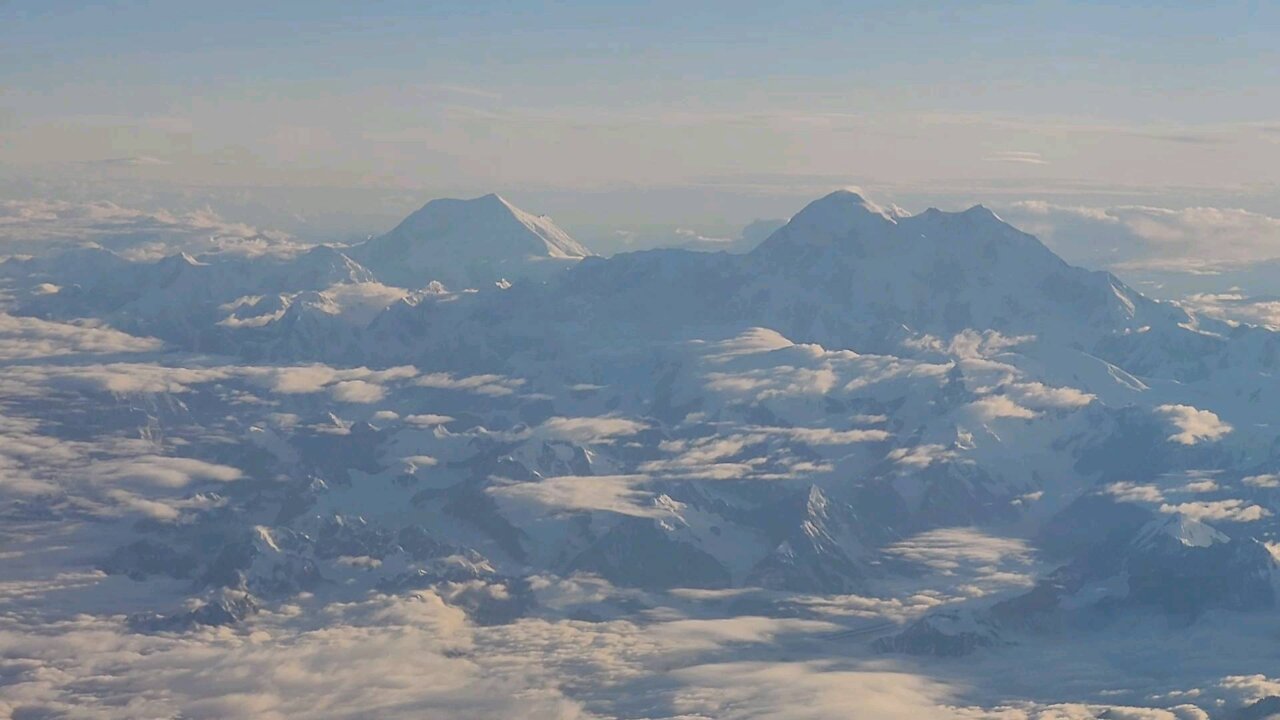 Denali from plane