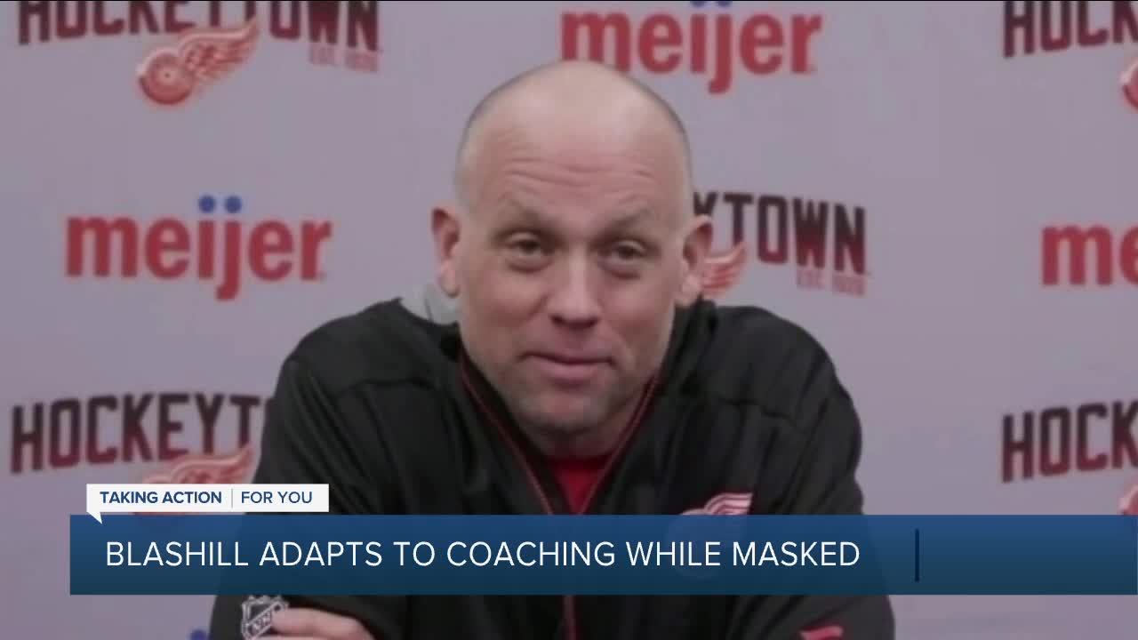 Blashill adjusts to coaching while masked