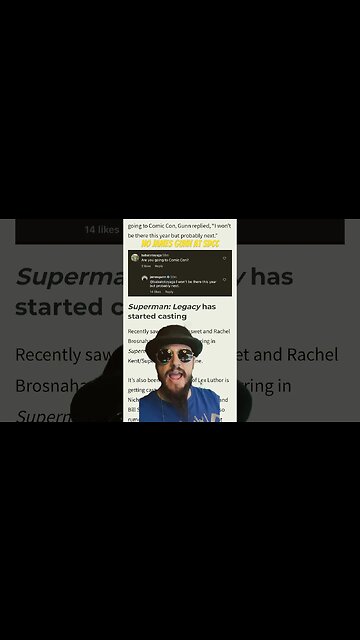 DC Studio Head James Gunn Says NO To San Diego Comic Con #shorts