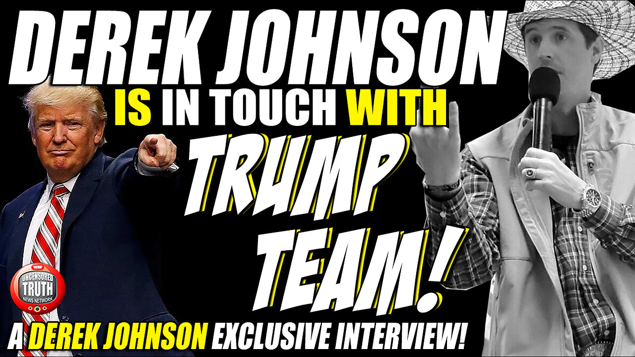 FANTASTIC INTEL! Derek Johnson Is In Touch With Trump’s Team! AWESOME Derek Johnson Interview!