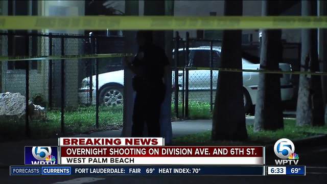 Pedestrian shot overnight in West Palm Beach