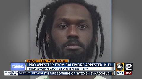 Pro wrestler from Baltimore arrested in FL