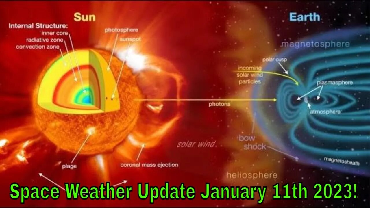 Space Weather Update Live With World News Report Today January 11th 2023!