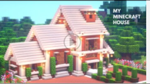 Minecraft: How to build a simple two-story brick house