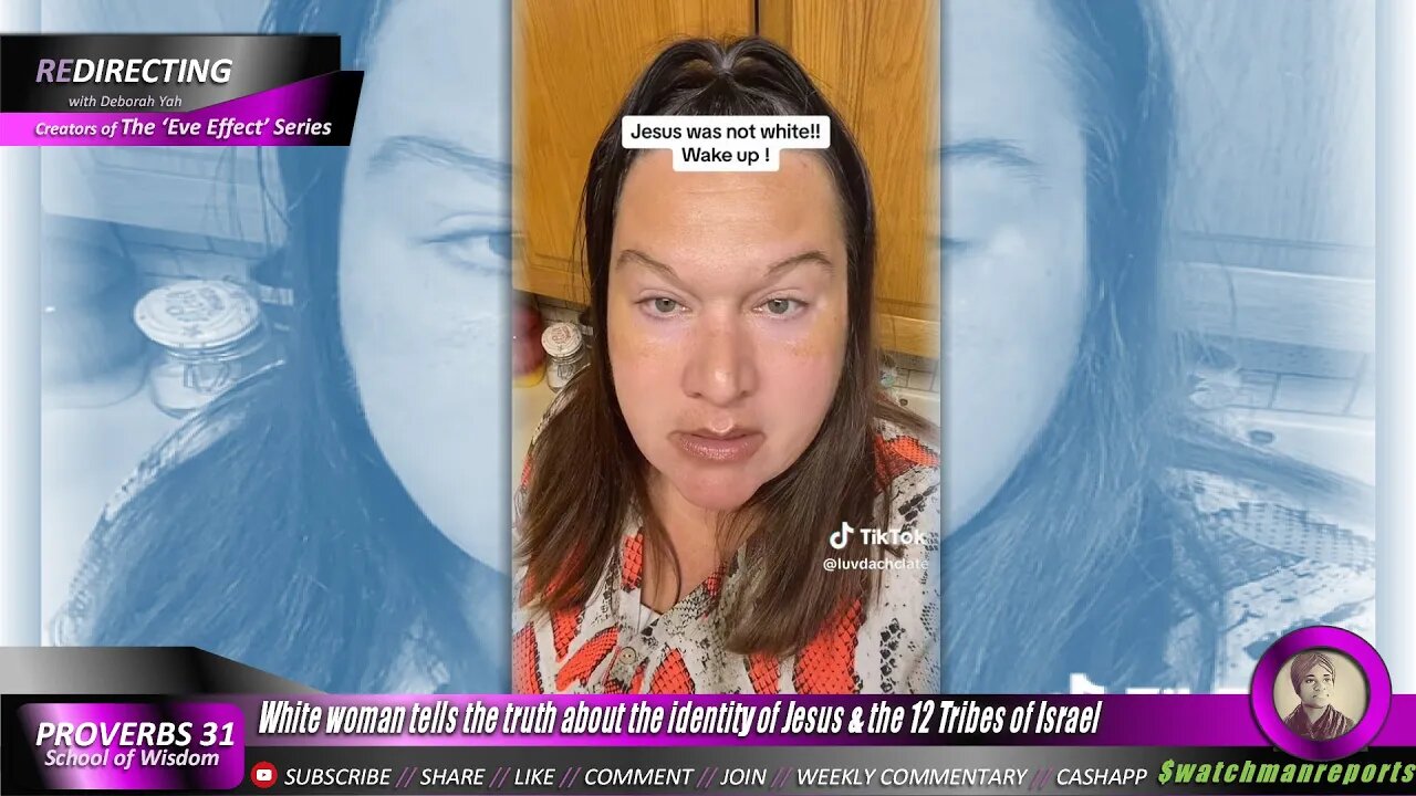 White woman tells the truth about the identity of Jesus & the 12 Tribes of Israel