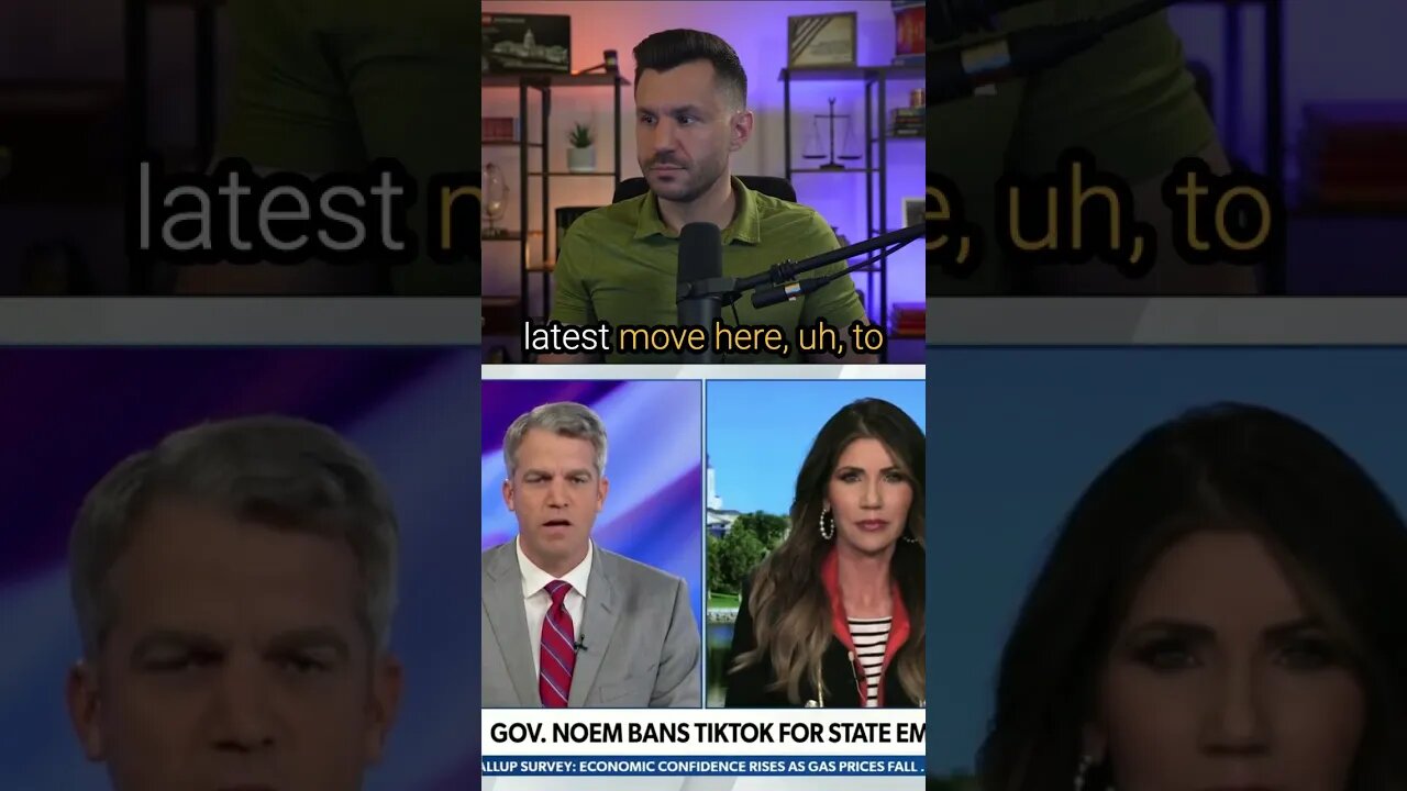 Kristi Noem BANS TikTok #shorts