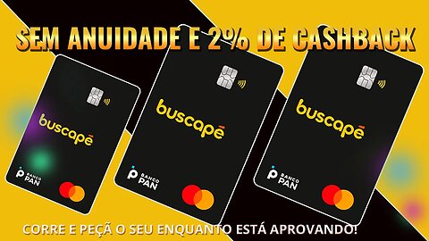 Cartao Buscapé COM Até 2% de Cash Back SEJA APROVADO HOJE!