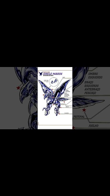 Os Cavaleiros Do Zodíaco - Armadura De Águia - Marin [Pause o Vídeo Caso Não Consiga Ler]