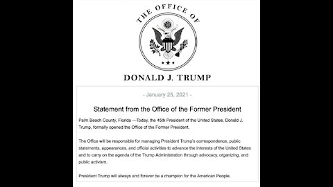President Trump statement
