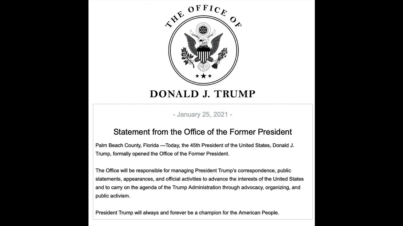 President Trump statement