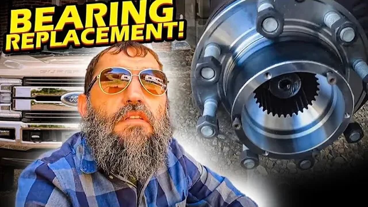 Ford F350 Front Wheel Bearing Replacement!