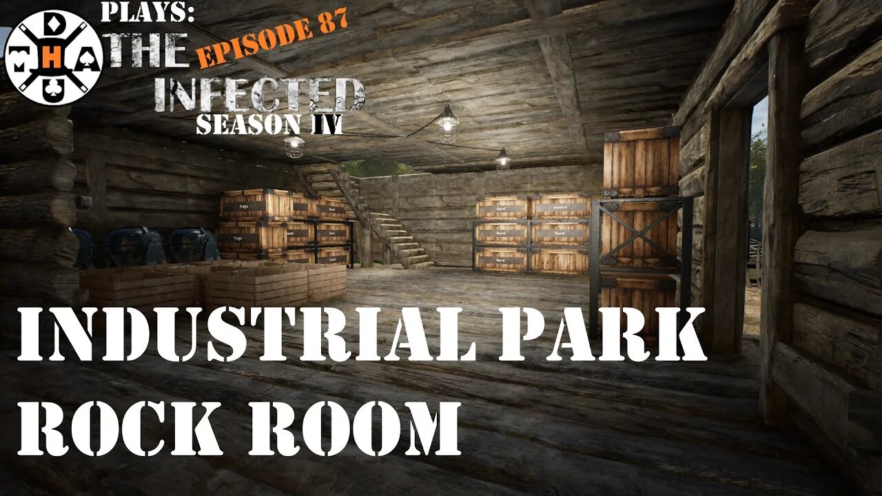 Building A Rock Room For The Industrial Park | The Infected Gameplay S4EP87