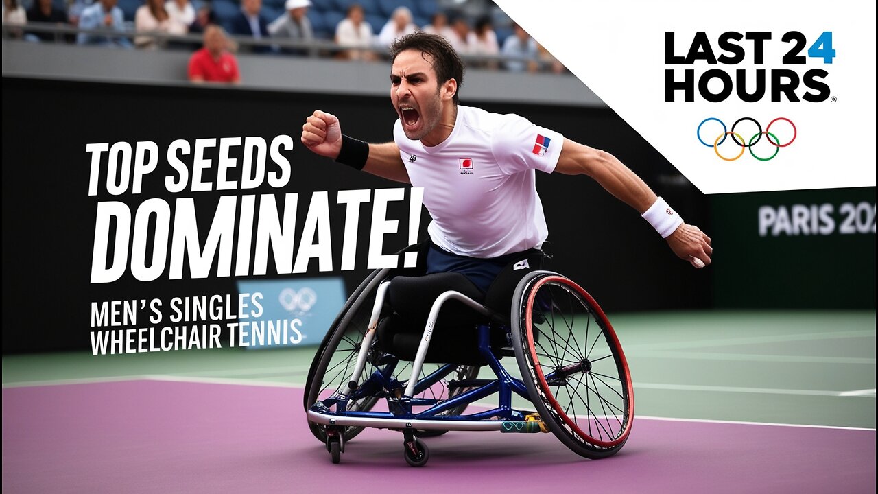 PARIS 2024 Paralympics: Top Seeds Dominate Men’s Wheelchair Tennis Singles | Last 24-Hours