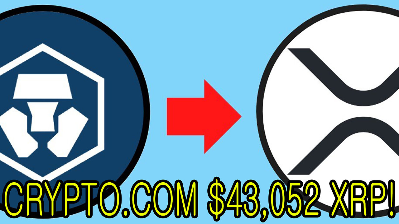 XRP RIPPLE CRYPTO.COM $43,052 XRP !!!!!!!