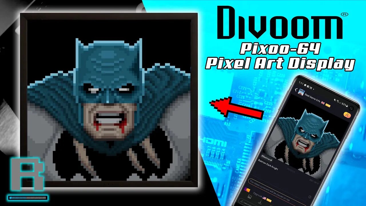 Pixoo-64 by Divoom | Pixel Art Cloud Frame