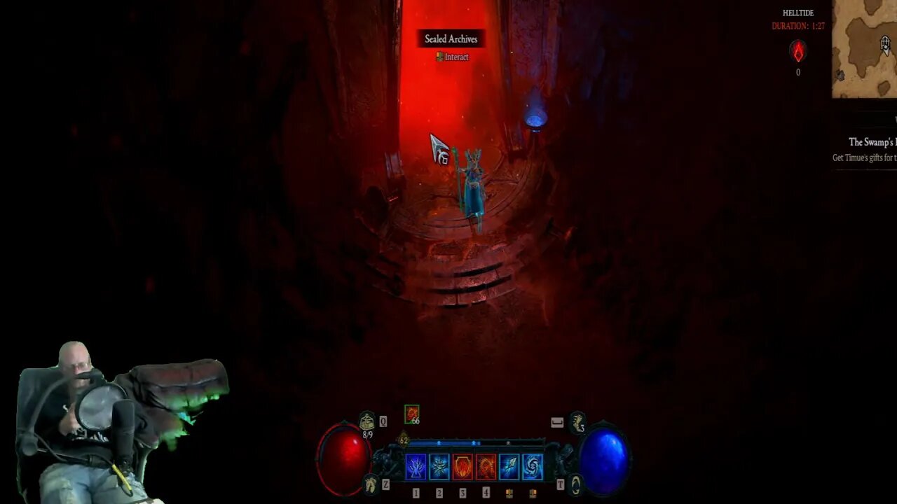 Diablo 4 lvl 62 sorc orb