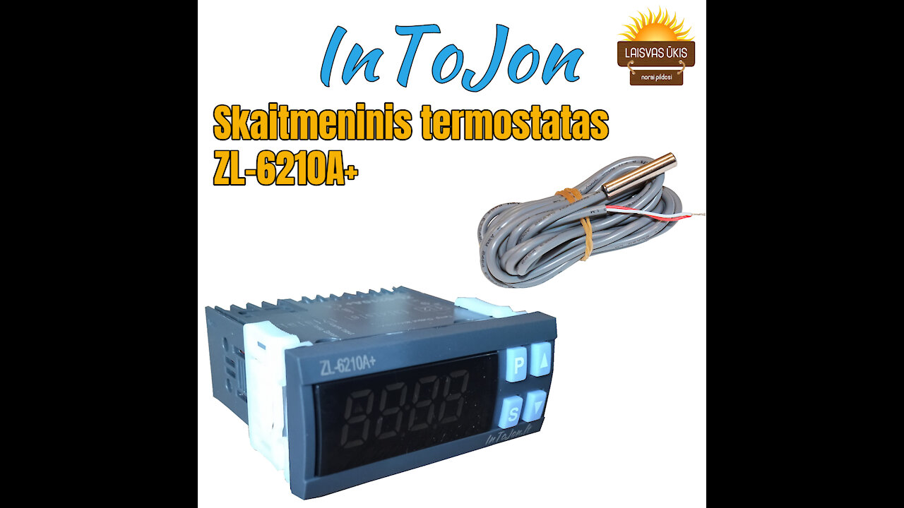 Skaitmeninis termostatas: ZL-6210A+