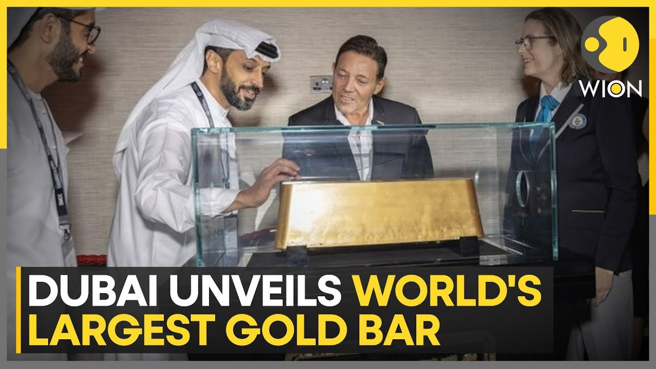 World's Largest Gold Bar Unveiled in Dubai | World News | WION