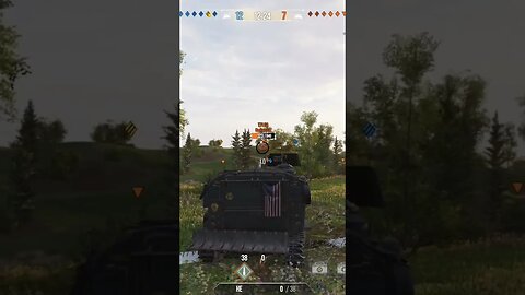 World of Tanks: Pretty surprised I managed this shot. Normally I'm not great at snap shots. lol