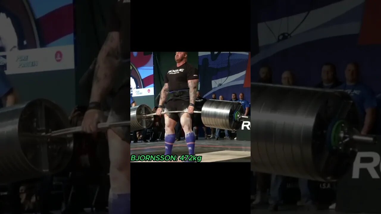 Deadlift de 472kg de Hafthor Bjornsson