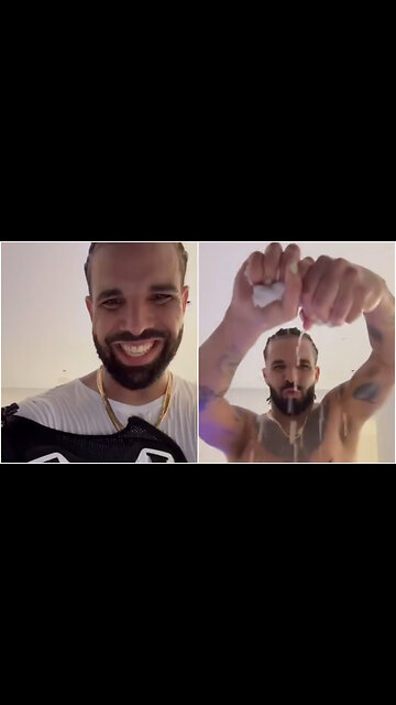 Drake shows how sweaty he gets after a show