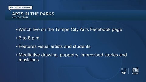 City of Tempe gets creative with Arts in the Parks