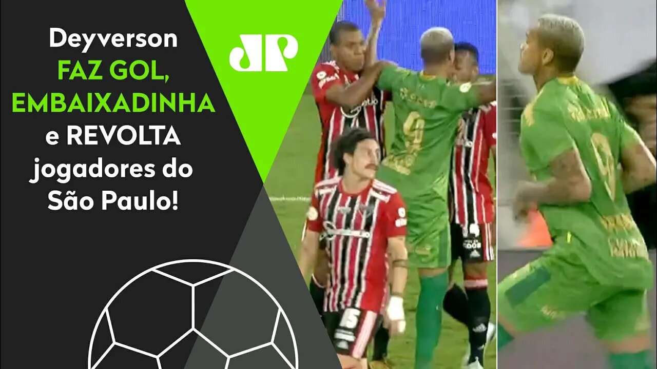 DEU TRETA! Deyverson ENCARA a torcida do São Paulo após GOL e REVOLTA rivais com lance da "FOQUINHA"