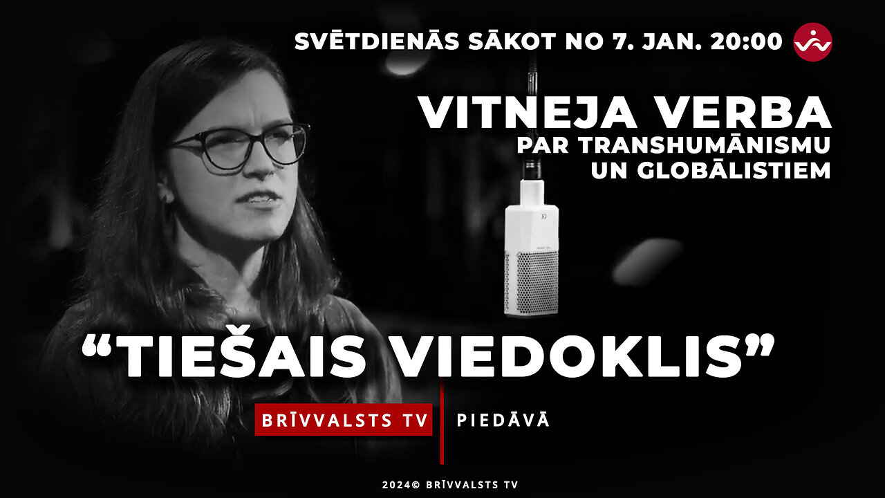 “Tiešais Viedoklis” - treileris. Vitneja Veba (Whitney Webb) par transhumānismu.