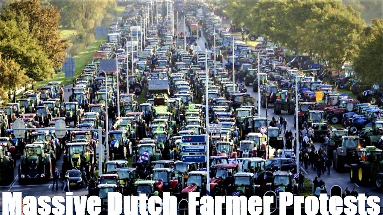 Netherlands - Thousands of Dutch Farmers Protest Governments Emission Targets
