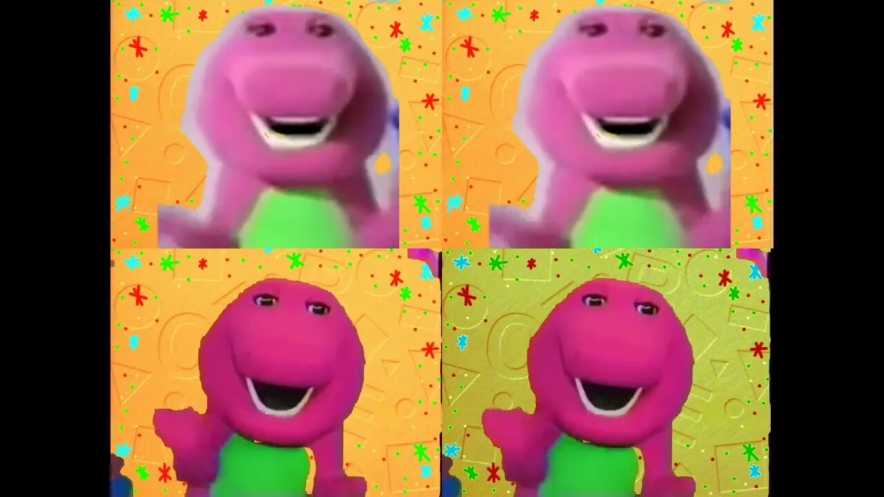 All the post Beta 1 Barney Says Season 4 Beta Segments played at the same time