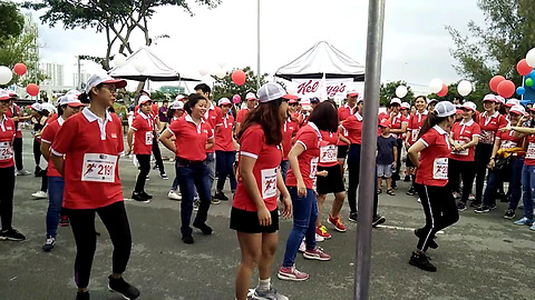 FUN RUN 2018 - Circle K dancing