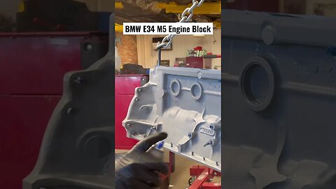 BMW E34 M5 Engine Block #bmw #automobile #bmwe34 #bmwm5 #diy #cars #restoration #engine