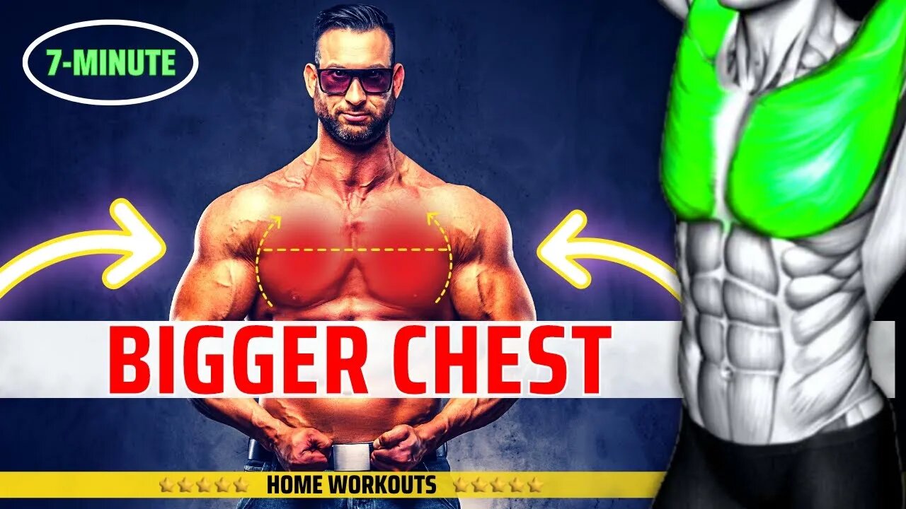 7 min Easiest exercises To Lose Man Boobs💪🏻 🏆(Get Rid Of Man Boobs)🔥 🤩