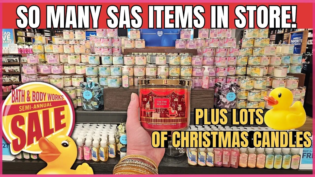 TONS of SAS Items in Store Now | Time Store Opens on SAS | New Fall Items | #bathandbodyworks #sas